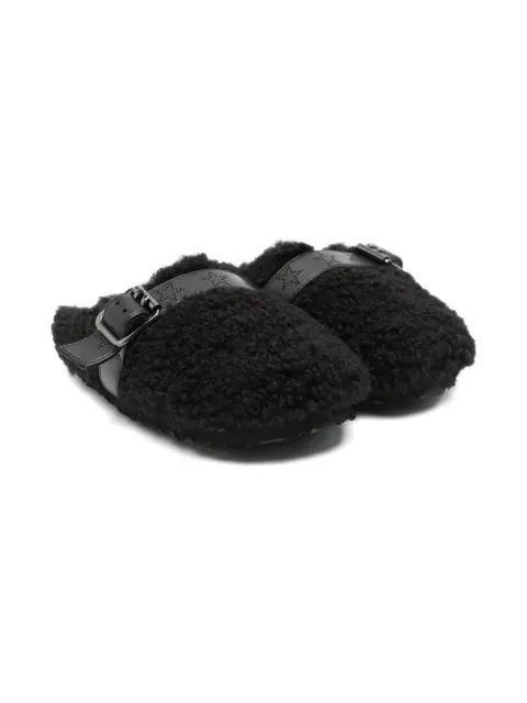 Stella McCartney Kids star buckle slippers