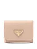 Prada Pre-Owned 2020s Saffiano tri-fold wallet - Neutrals
