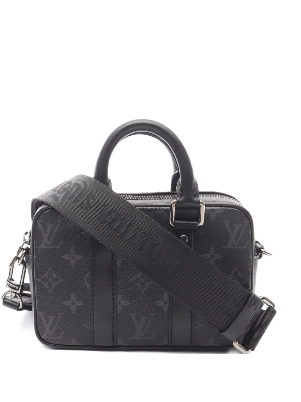 Louis Vuitton Pre-Owned 2021 モノグラム ハンドバッグ ナノ - ブラック Louis Vuitton Pre-Owned 2021 モノグラム ハンドバッグ ナノ - ブラック