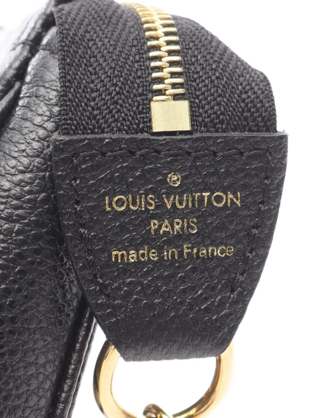 Pre-owned Louis Vuitton 2021 Mini Pochette Accessoires Handbag In Black