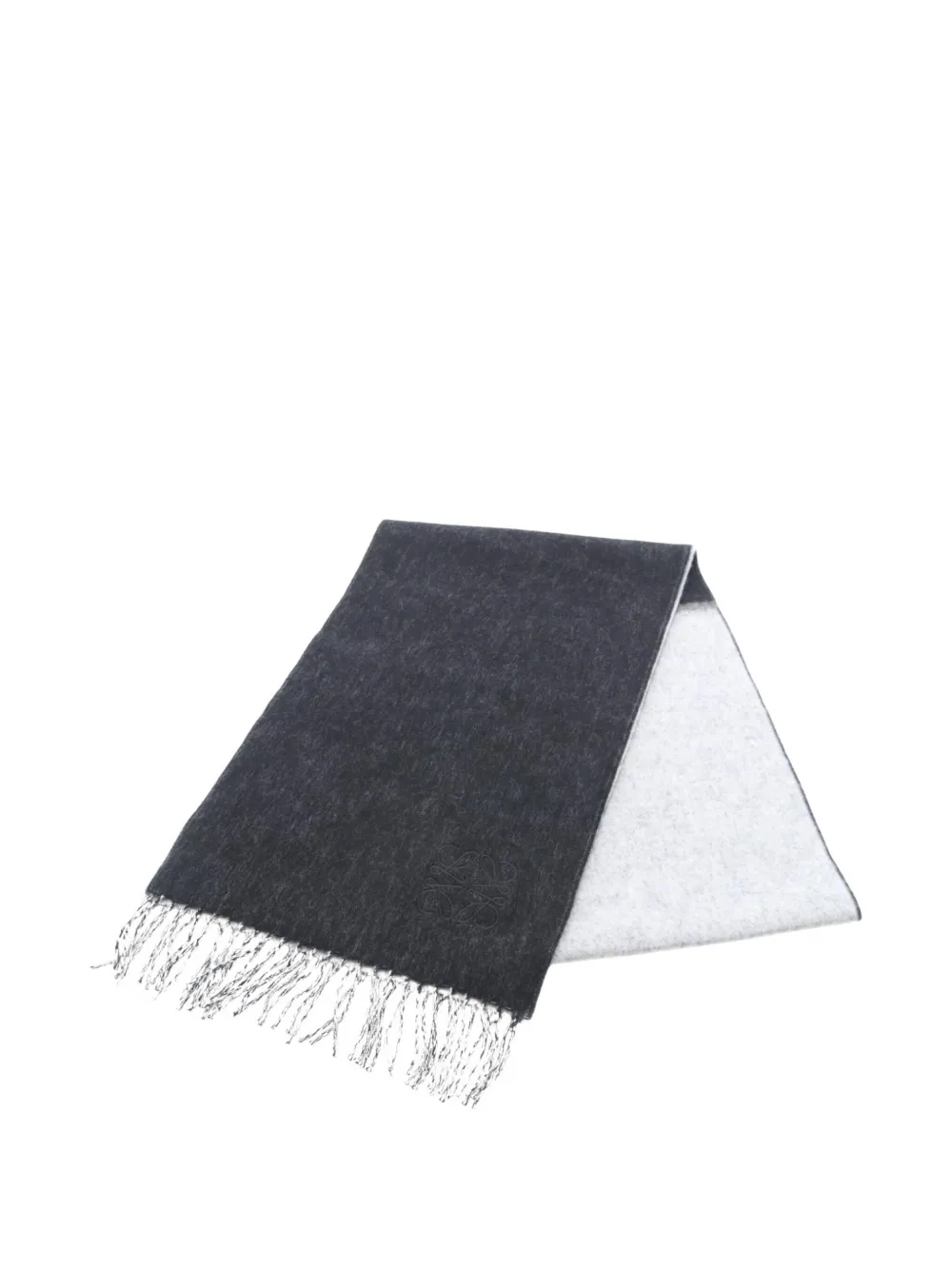 2010s embroidered-anagram wool scarf