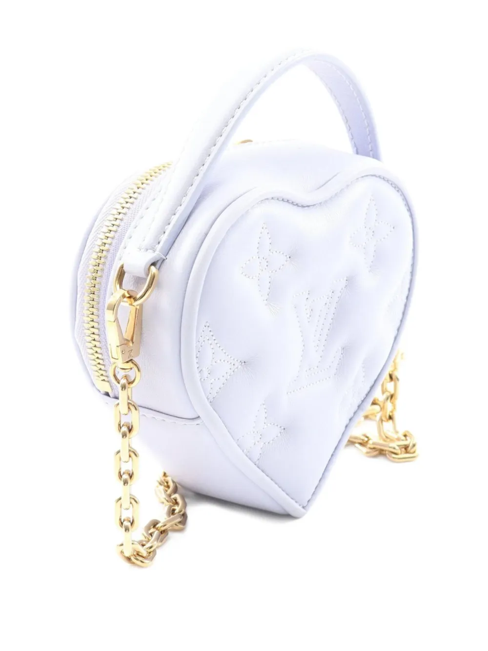 Pre-owned Louis Vuitton 2021 Pop My Heart Tote Bag In Purple