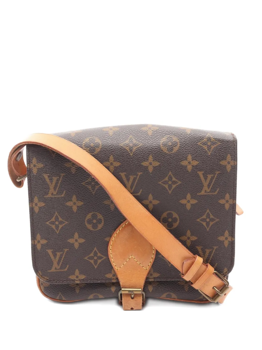 Louis Vuitton Pre-Owned 1988 Cartesier MM shoulder bag - Marrone