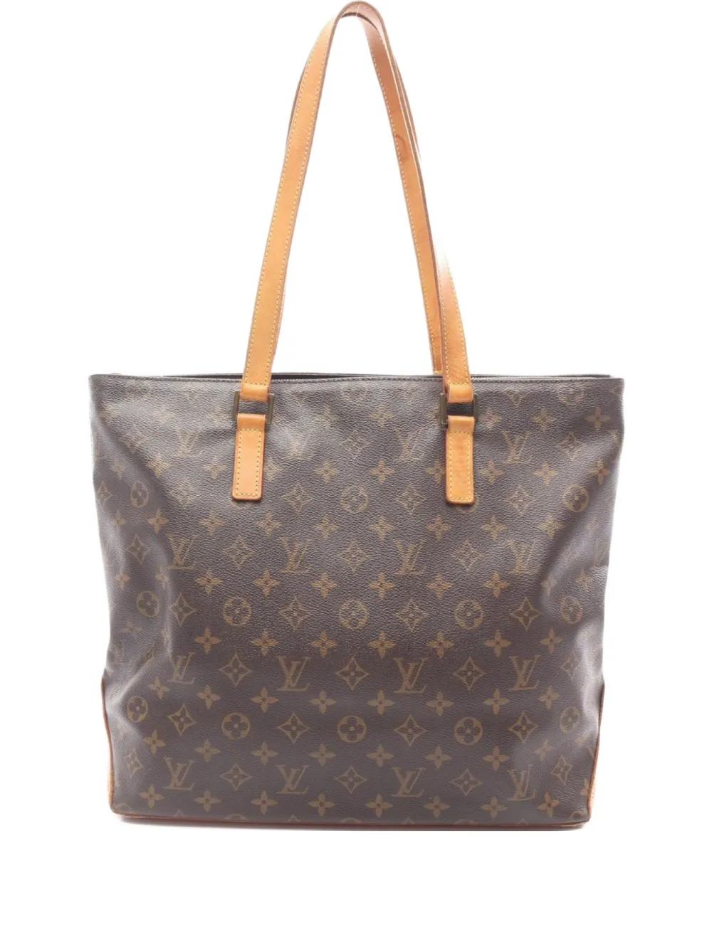 Pre-owned Louis Vuitton 2002 Kabamezo Monogram Tote Bag In Brown