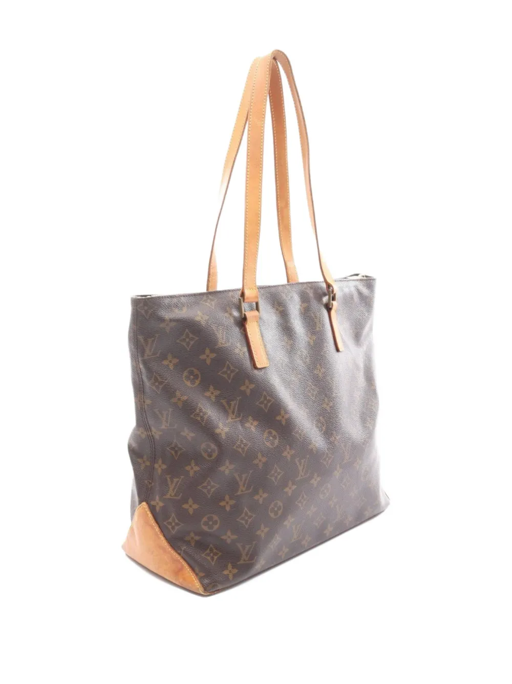 Pre-owned Louis Vuitton 2002 Kabamezo Monogram Tote Bag In Brown