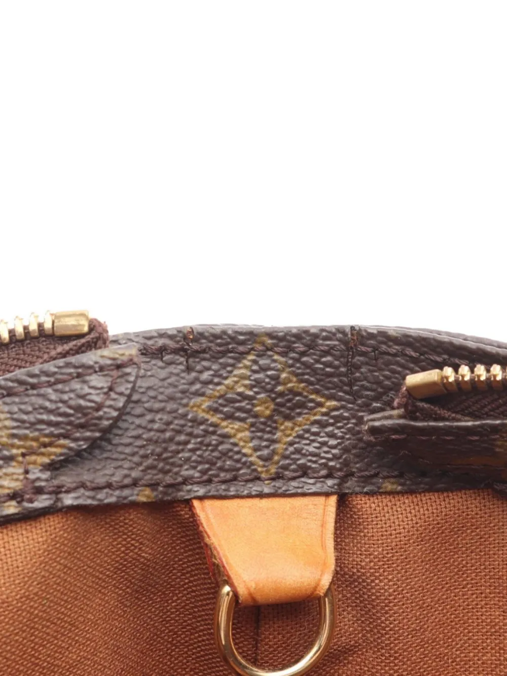 Pre-owned Louis Vuitton 2002 Kabamezo Monogram Tote Bag In Brown