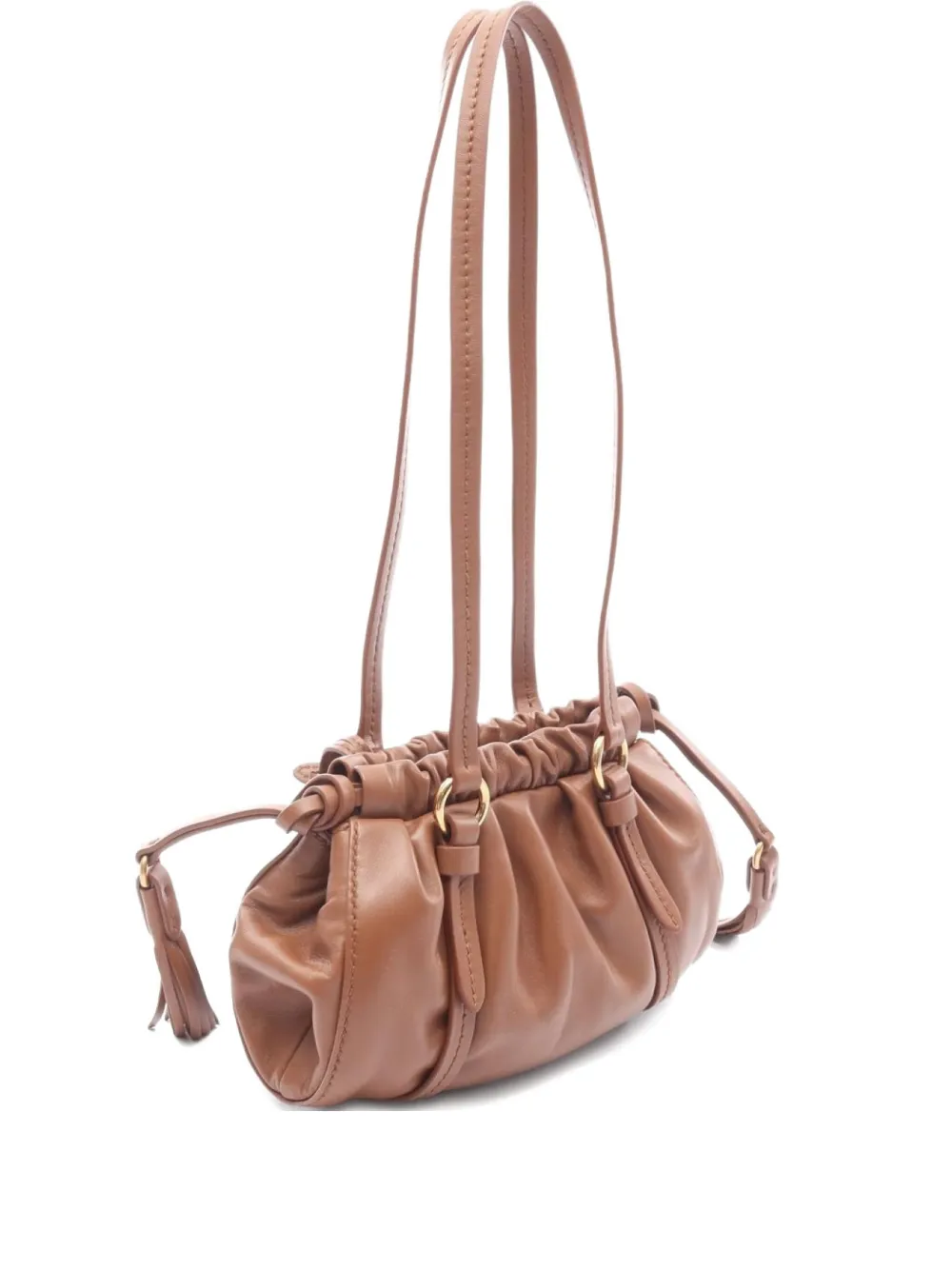 Pre-owned Miu Miu 2020s Joie Mini Bag Shoulder Bag In Brown