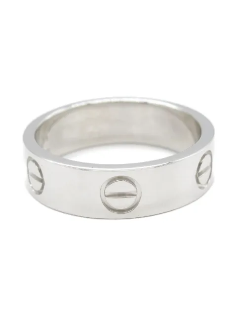 Cartier 18K white gold Love ring