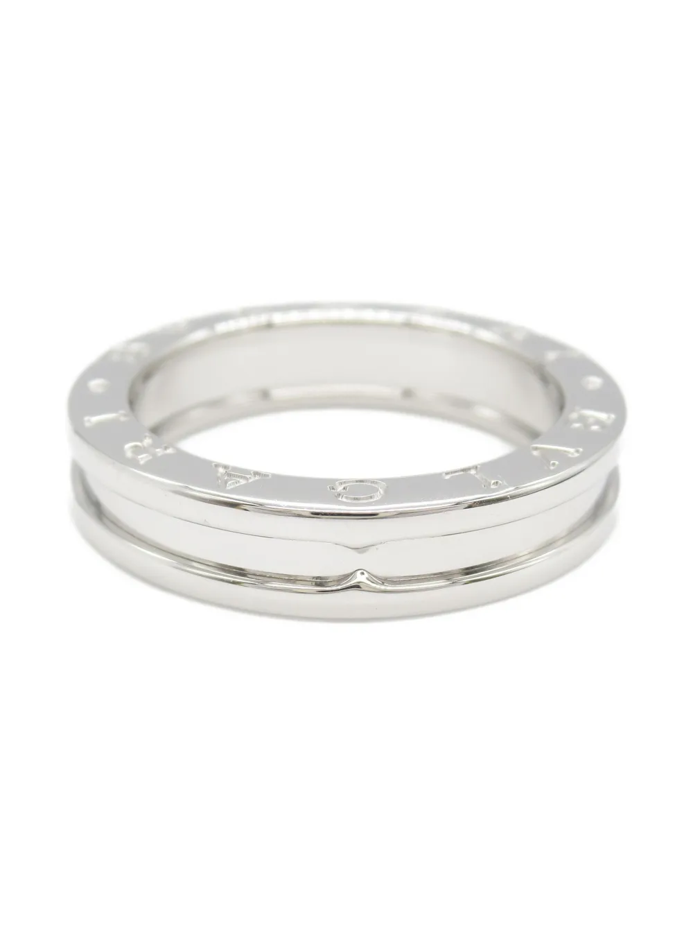 Bvlgari Pre-Owned 2010s 18K white gold B-zero1 ring | Silver | Image 1