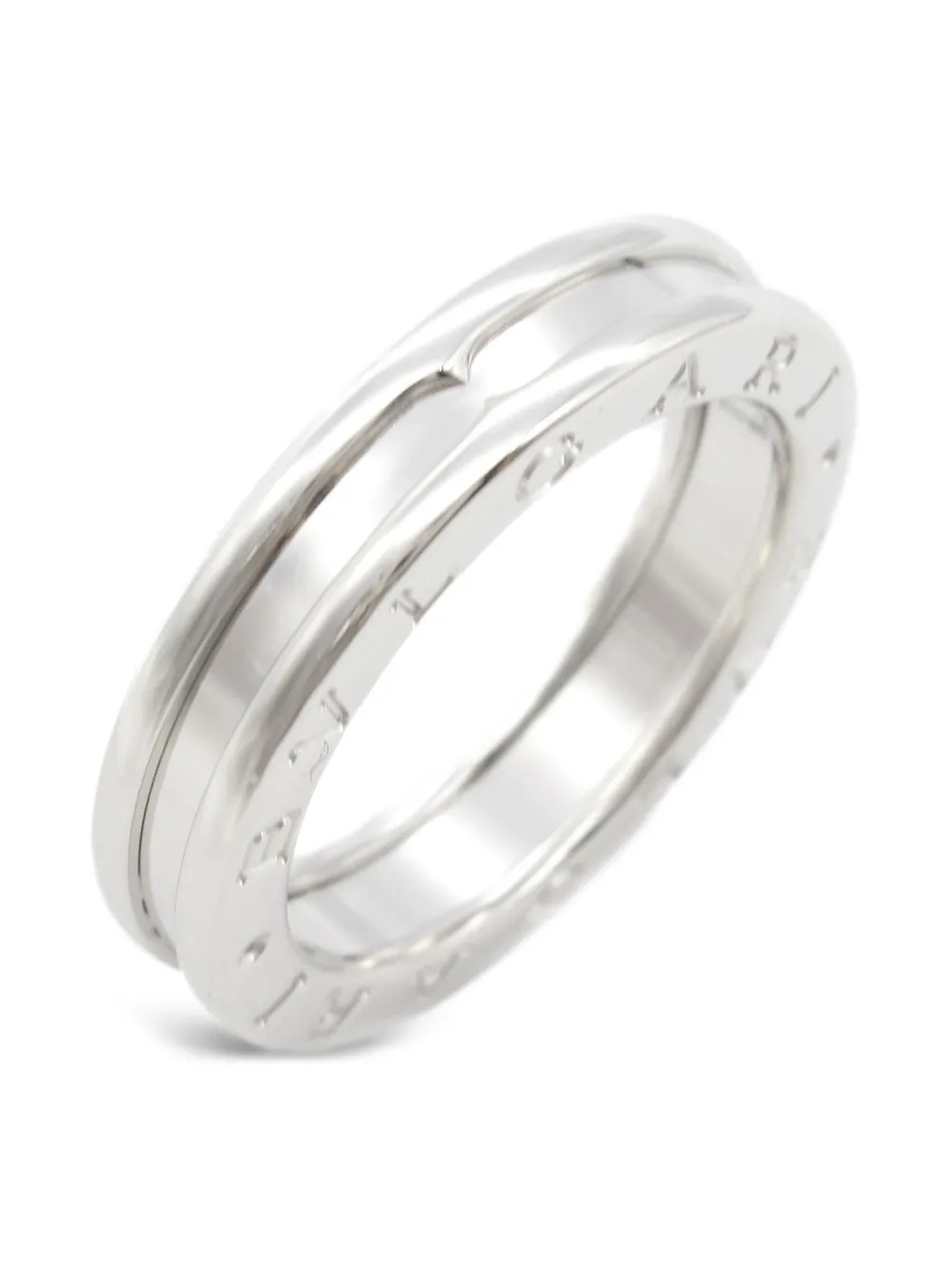 Bvlgari Pre-Owned 2010s 18K white gold B-zero1 ring | Women | Image 2