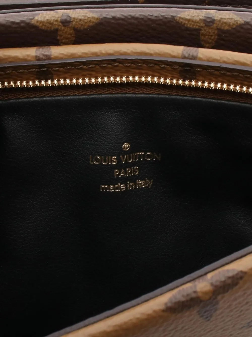 Pre-owned Louis Vuitton 2020 Pochette Lv 3 Shoulder Bag In Black