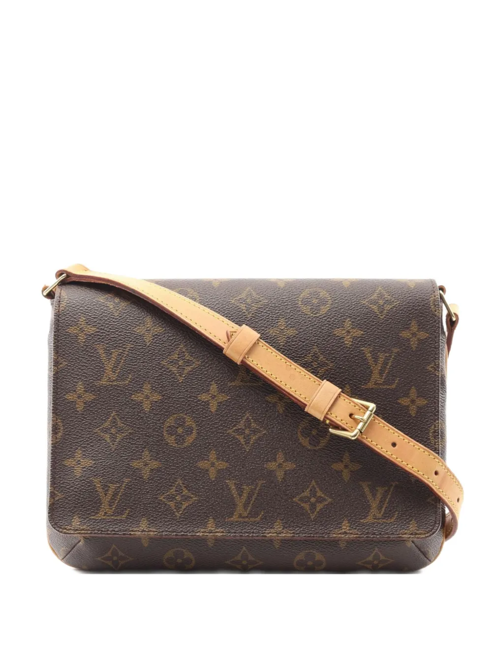 Louis Vuitton Pre-Owned 2001 monogram musette tango shoulder bag - Marrone
