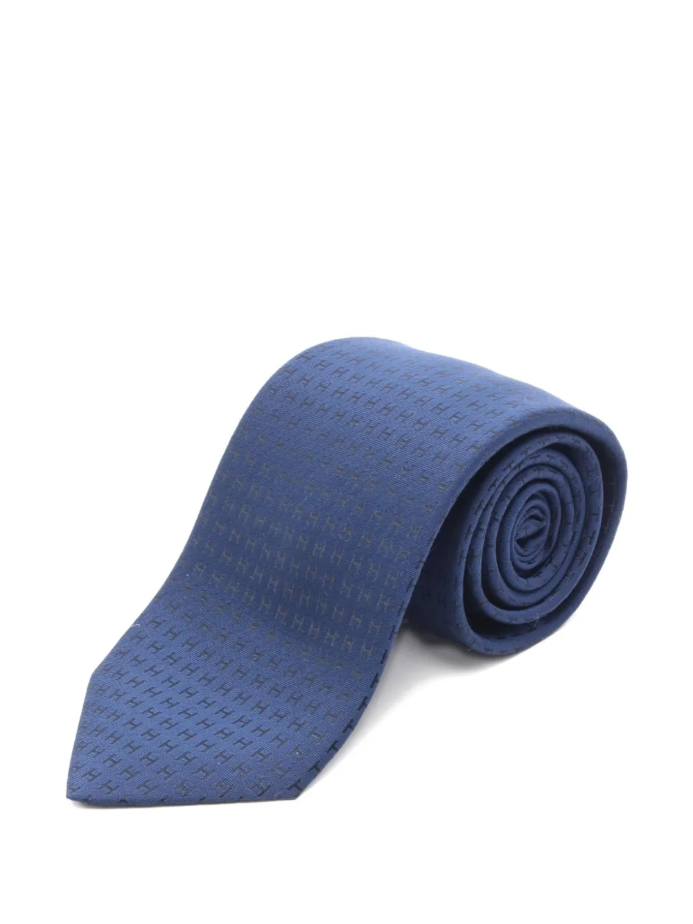 2020s logo-print silk tie