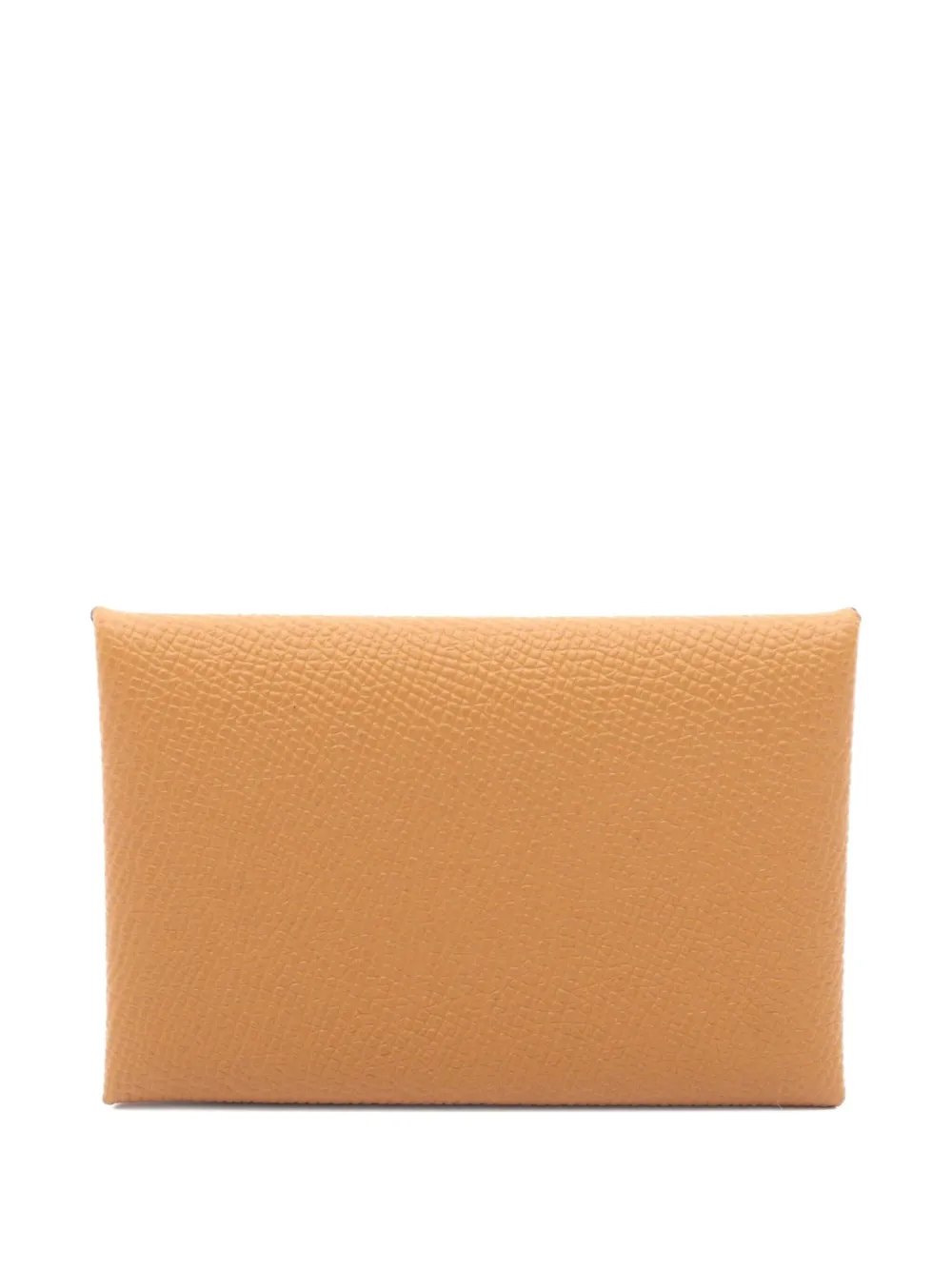 Hermès Pre-Owned 2020 Calvi leather coin purse | Orange | Image 1