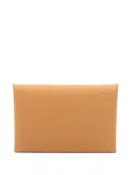 Hermès Pre-Owned 2020 Calvi leather coin purse - Orange