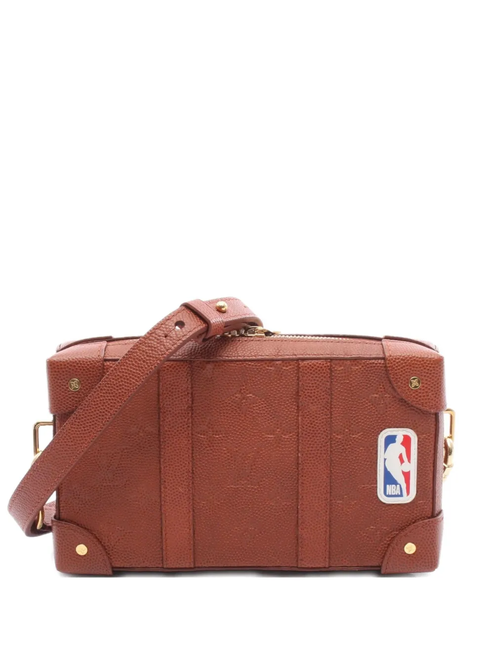 Louis Vuitton Pre-Owned x NBA 2021 ソフト トランク ショルダーバッグ - ブラウン Louis Vuitton Pre-Owned x NBA 2021 ソフト トランク ショルダーバッグ - ブラウン