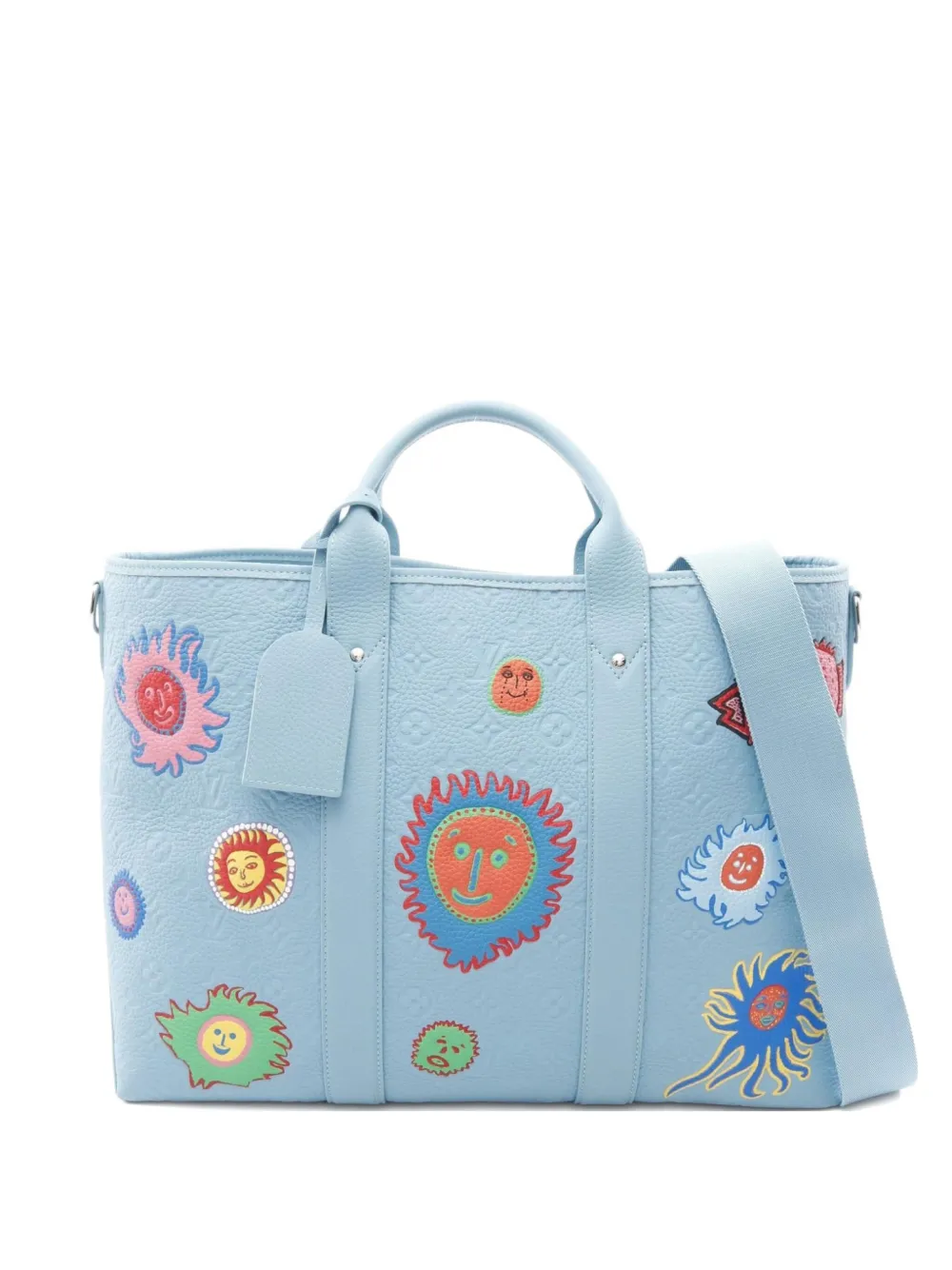 Louis Vuitton Pre-Owned x Yayoi Kusama 2021 monogram tote bag | Blue | Image 1