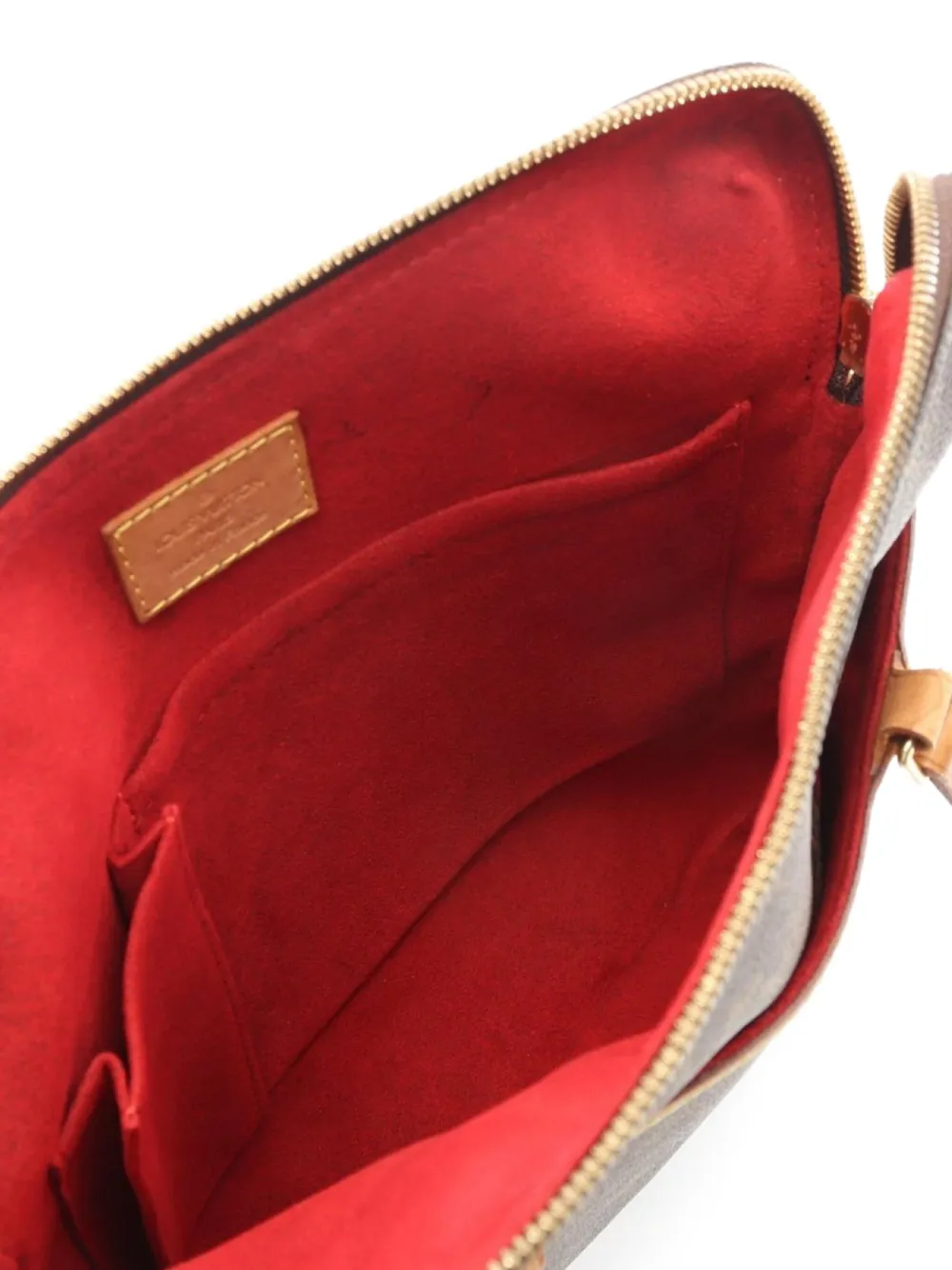 Pre-owned Louis Vuitton 2004 Kusan Gm Monogram Shoulder Bag In Brown