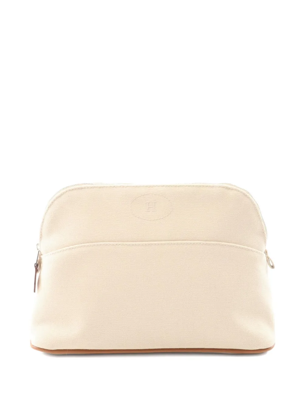 2010s Bolide MM canvas leather-trim pouch