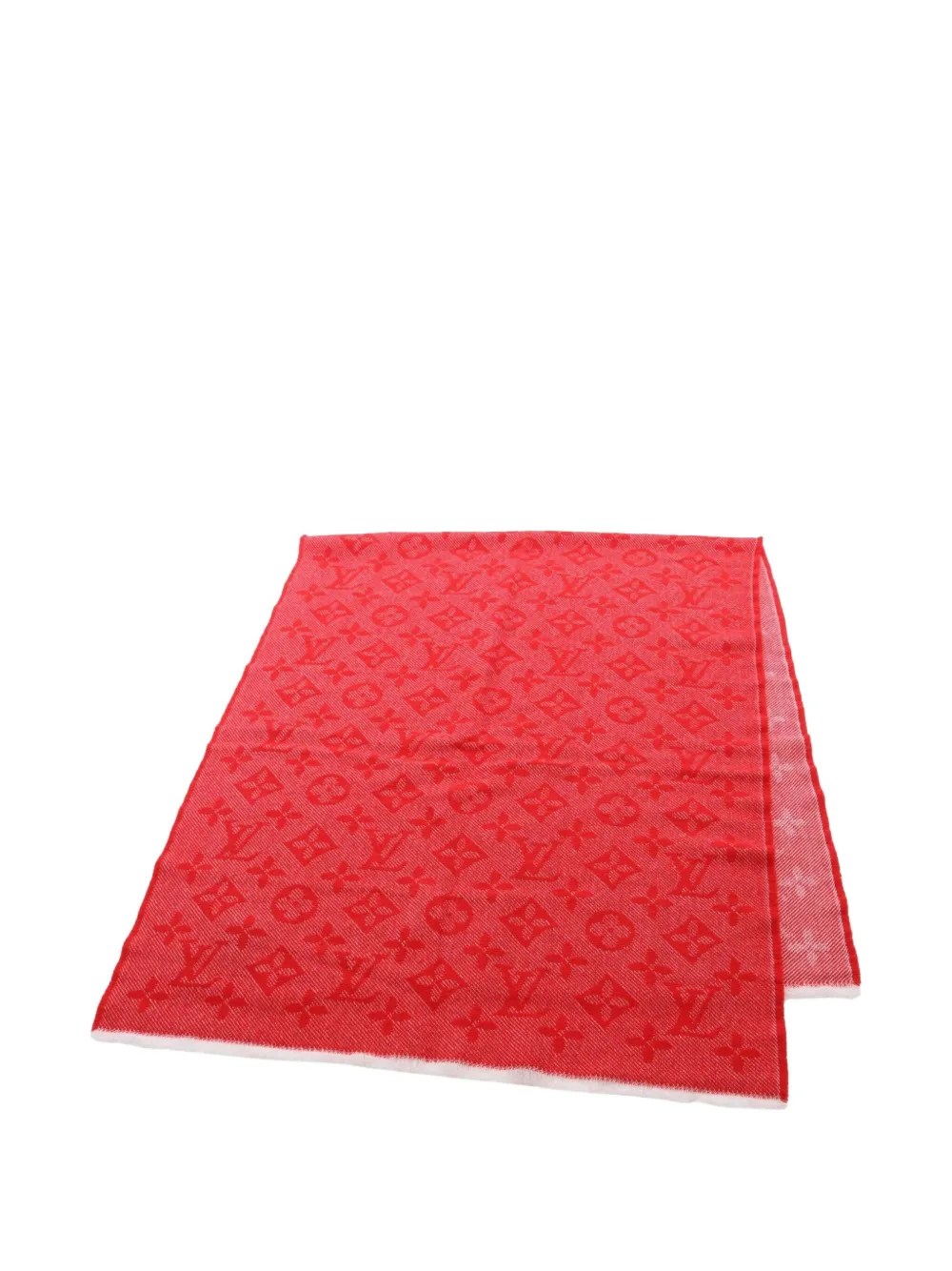 2019 monogram-pattern scarf