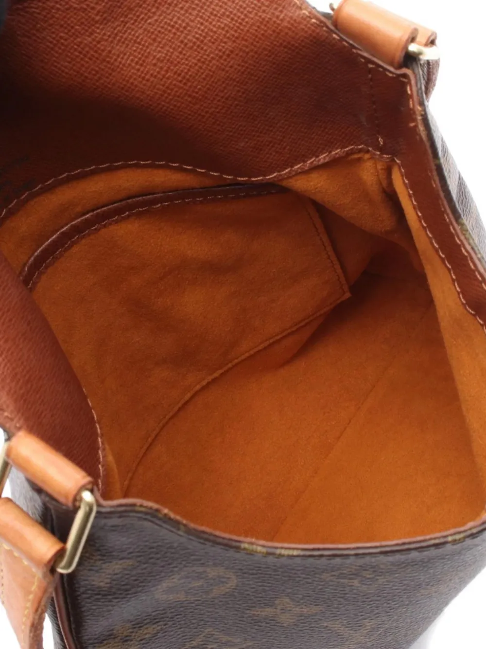 Pre-owned Louis Vuitton 2001 Musette Salsa Shoulder Bag In Brown
