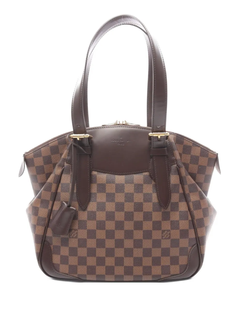 Louis Vuitton Pre-Owned 2010s ヴェローナ ダミエ エベヌ ショルダーバッグ - ブラウン Louis Vuitton Pre-Owned 2010s ヴェローナ ダミエ エベヌ ショルダーバッグ - ブラウン
