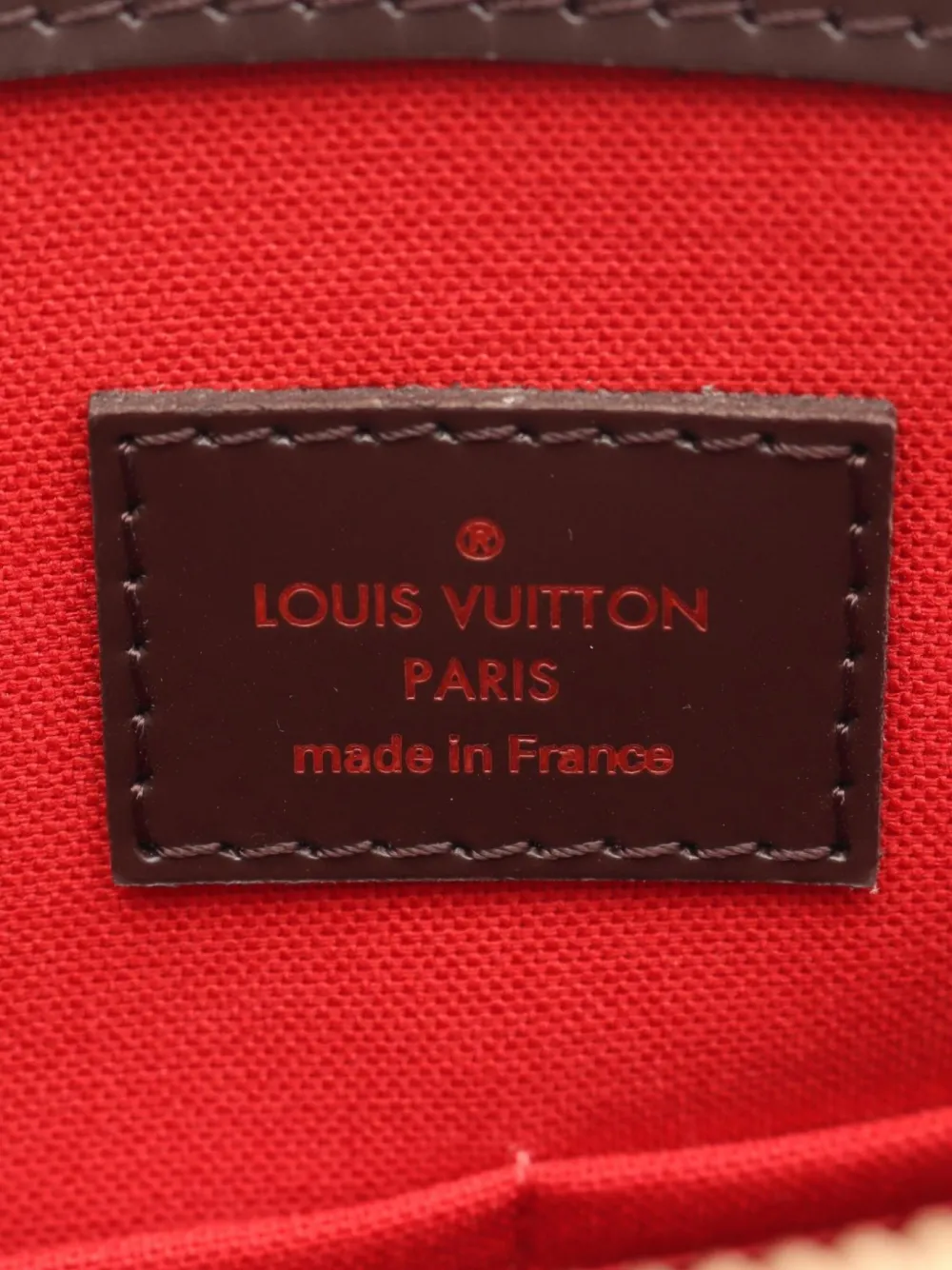 Pre-owned Louis Vuitton 2010 Verona Damier Ebene Leather Shoulder Bag In Brown