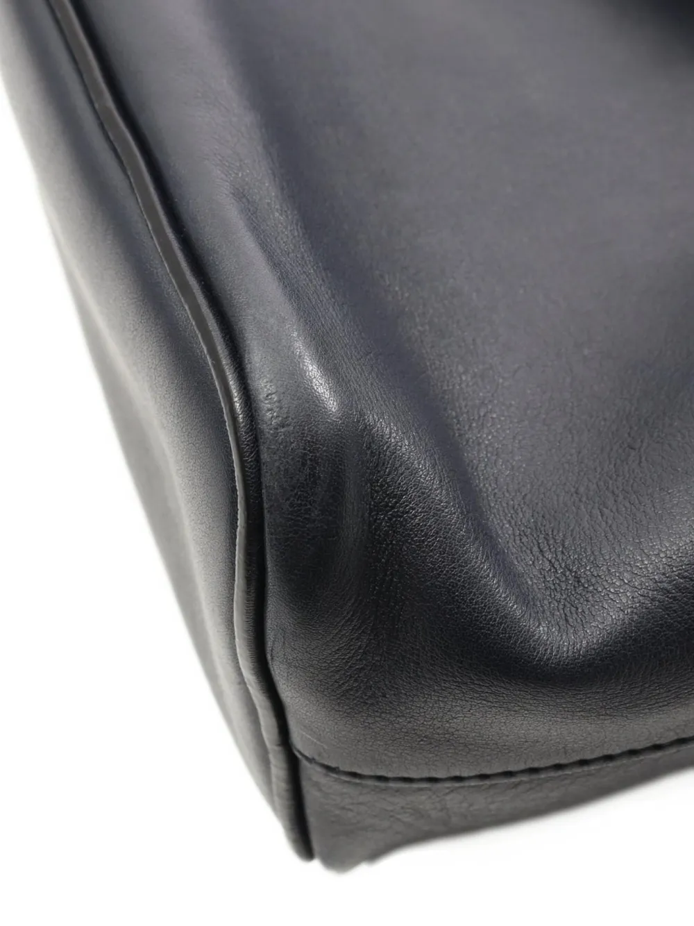 Pre-owned Celine 2000s Small Soft Cube Shoulder In Black