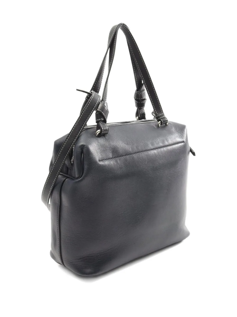 Pre-owned Celine 2000s Small Soft Cube Shoulder In Black