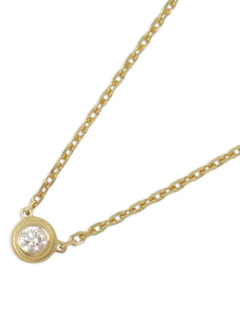 Cartier 18K yellow gold Diamond Solitaire necklace