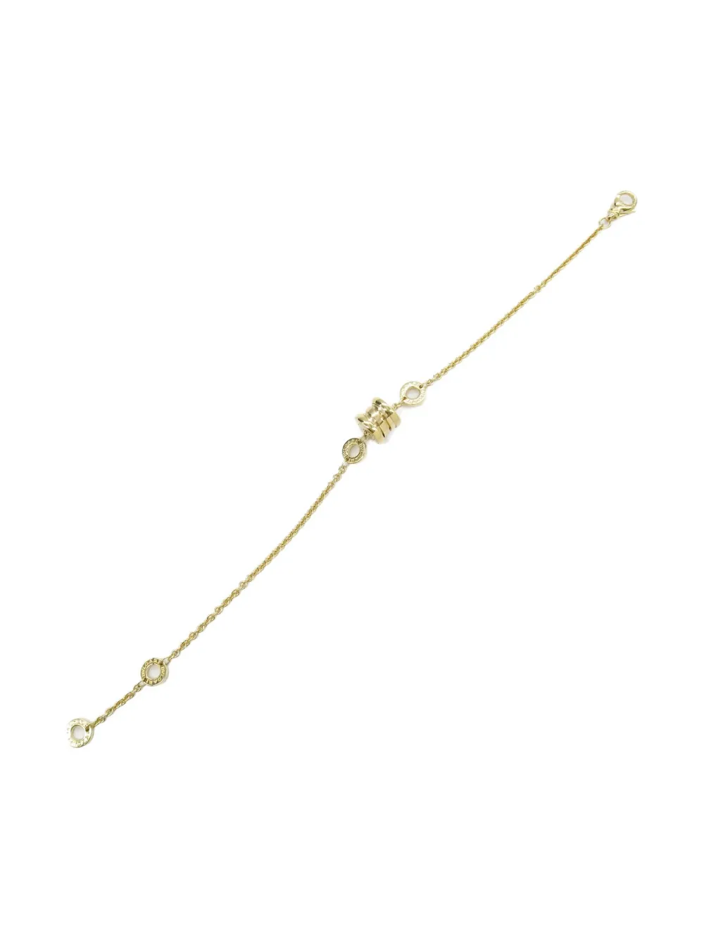Pre-owned Bvlgari 18k Yellow Gold B-zero1 Bracelet