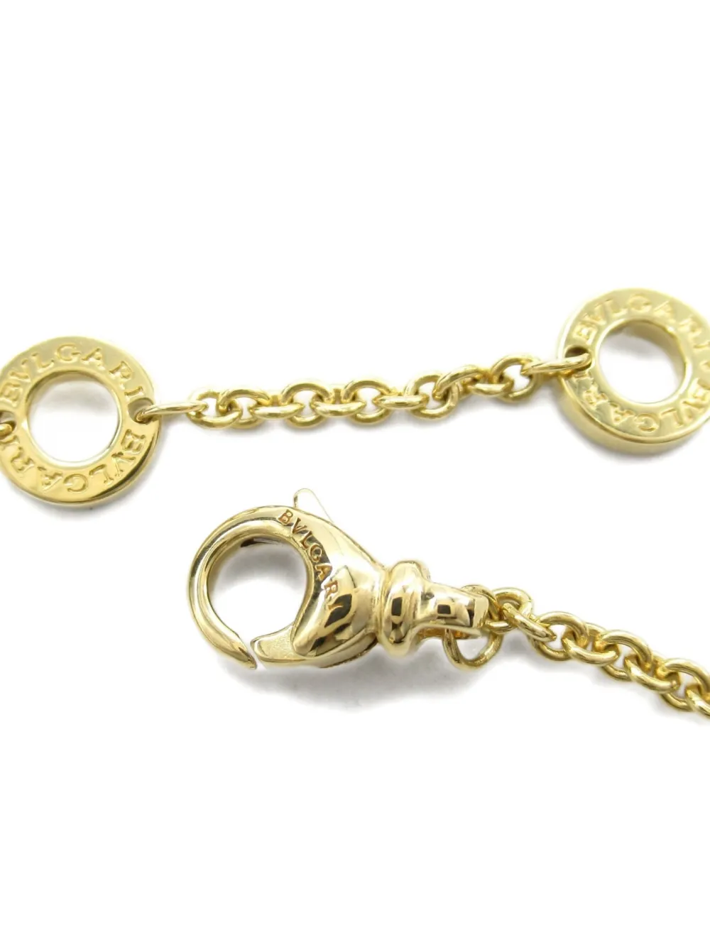 Pre-owned Bvlgari 18k Yellow Gold B-zero1 Bracelet
