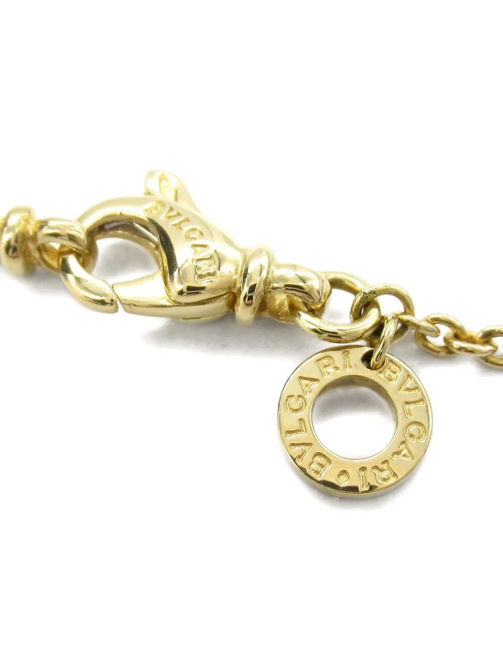 Pre-owned Bvlgari 18k Yellow Gold B-zero1 Necklace