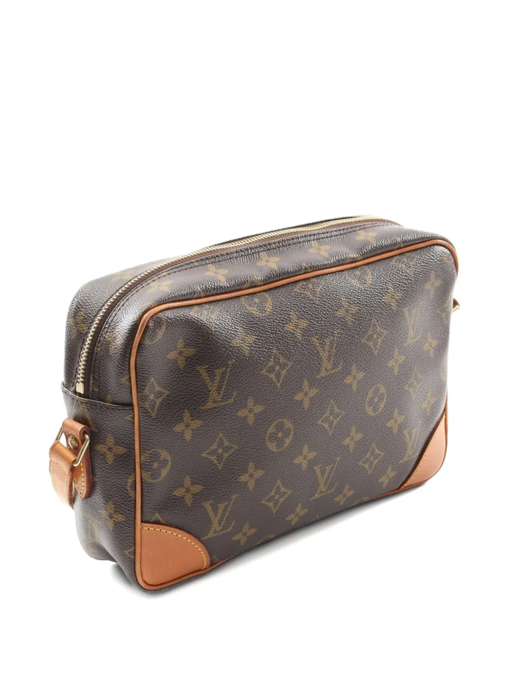 Pre-owned Louis Vuitton 2003 Trocadero 27 Monogram Shoulder Bag In Brown
