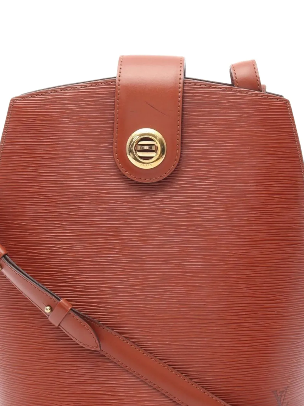 Pre-owned Louis Vuitton 1996 Cluny Shoulder Bag In Brown