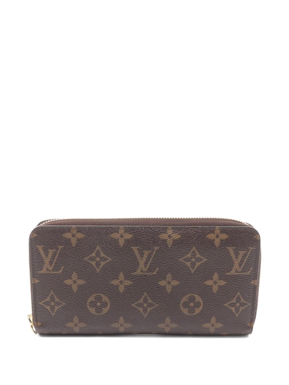 2011 monogram-pattern zipper wallet