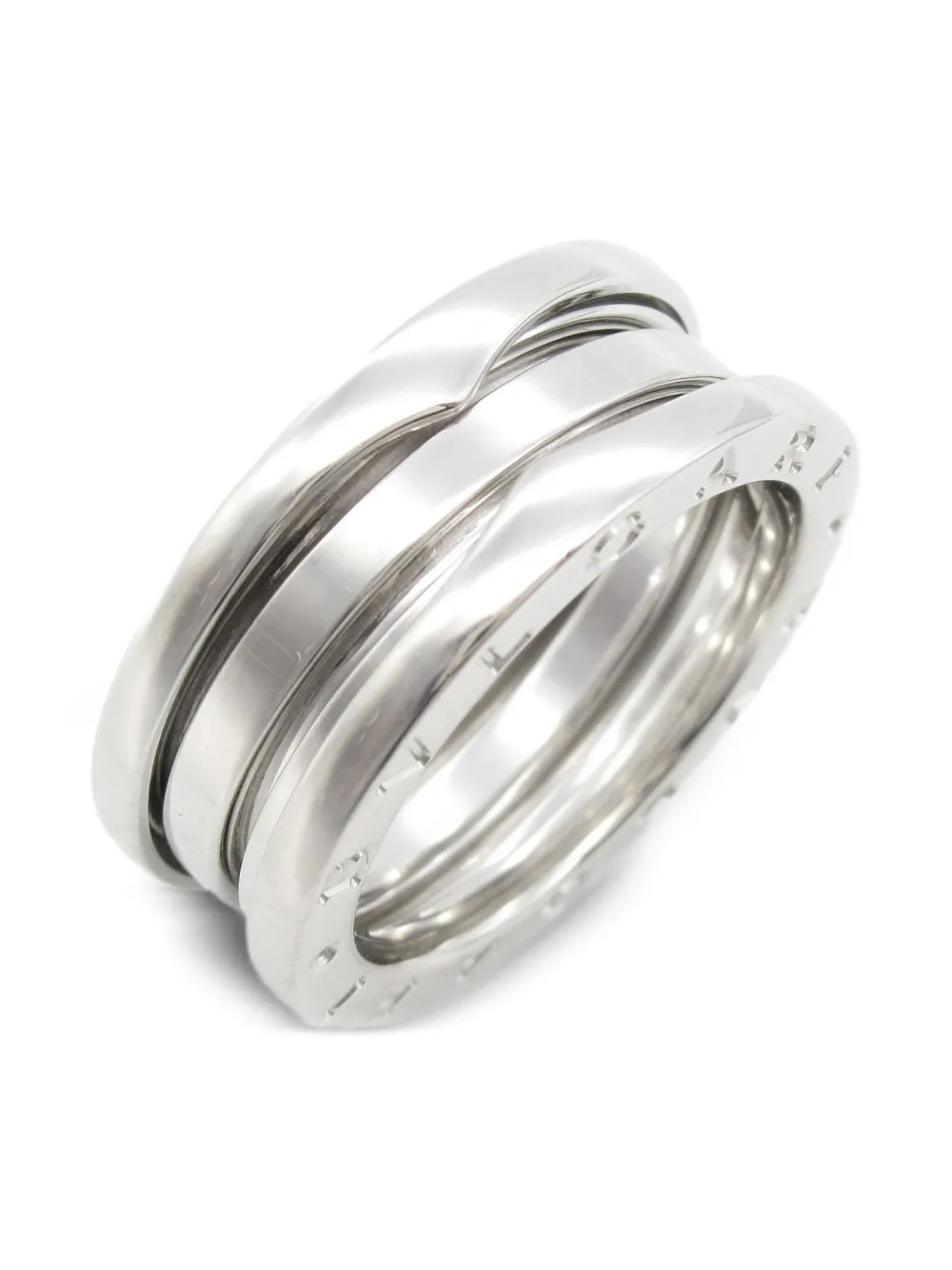 Bvlgari Pre-Owned 2010s 18K white gold B-zero1 ring | Women | Image 2