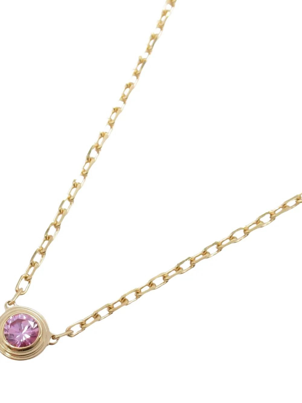 Cartier 18K rose gold pink sapphire necklace | Image 2