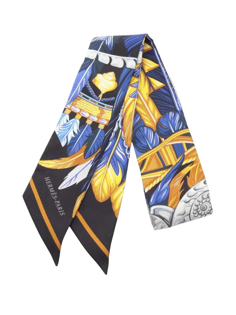 2020s Danse Pacifique ribbon silk scarf