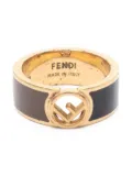 Fendi Pre-Owned 2000s F-logo ring - Black