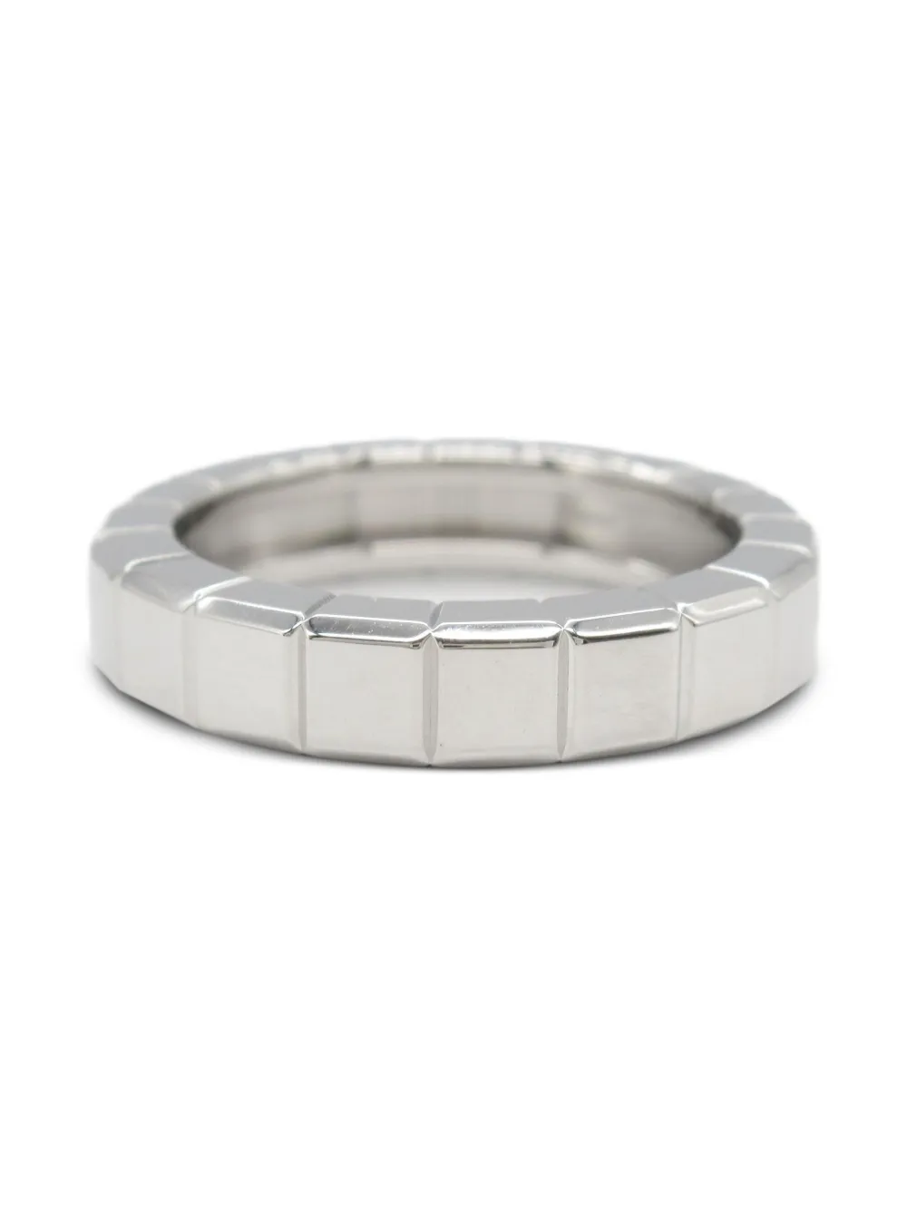 Pre-owned Chopard 2010s 18k White Gold Ice Cubes Ring In Silver