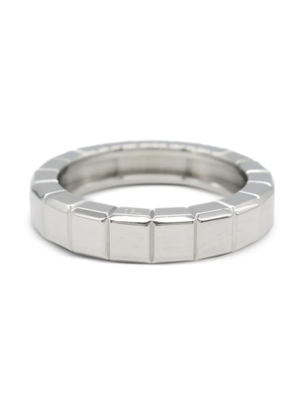 Pre-owned Chopard 2010s 18k White Gold Ice Cubes Ring In Silver