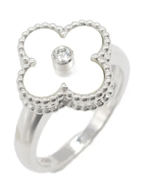 Van Cleef & Arpels Vintage Anello Love in oro bianco 18 carati e diamanti anni 2010