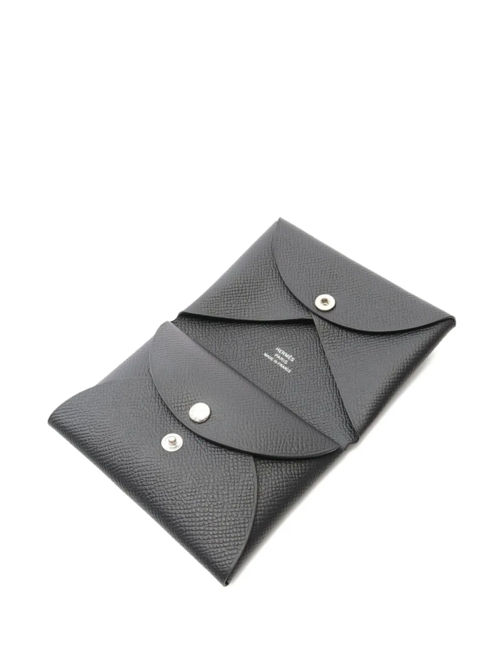 Hermès Pre-Owned 2024 カルヴィ デュオ エプソン コインケース - ブラック Hermès Pre-Owned 2024 カルヴィ デュオ エプソン コインケース - ブラック