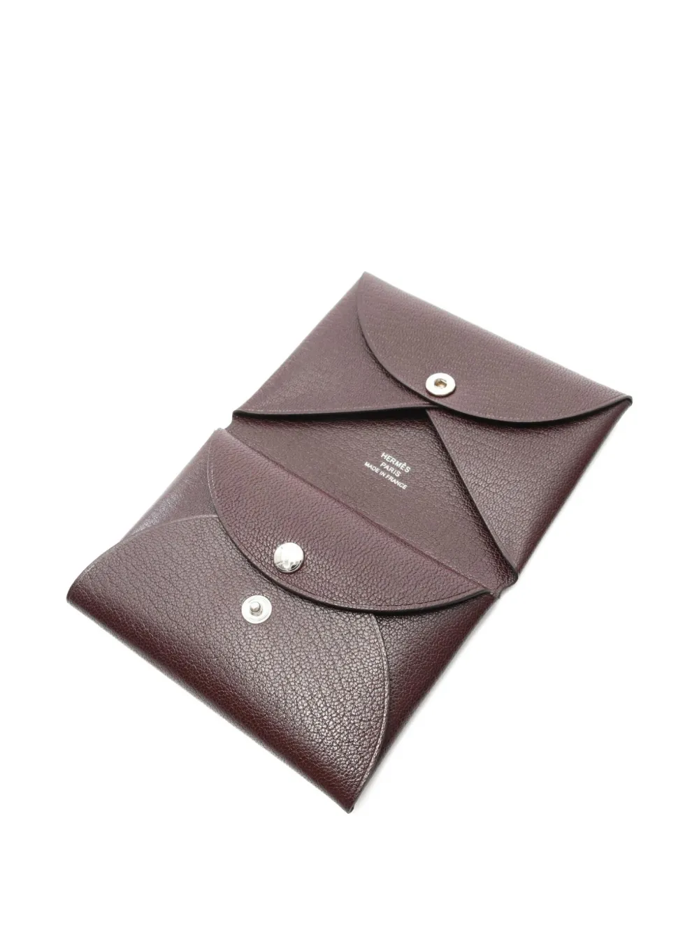 Hermès Pre-Owned 2023 Calvi Duo コインケース - ブラウン Hermès Pre-Owned 2023 Calvi Duo コインケース - ブラウン