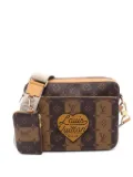 Louis Vuitton Pre-Owned x Nigo 2021 monogram stripe messenger bag - Brown