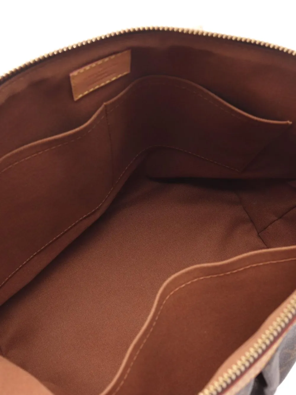Pre-owned Louis Vuitton 2012 Palermo Pm Monogram Handbag In Brown