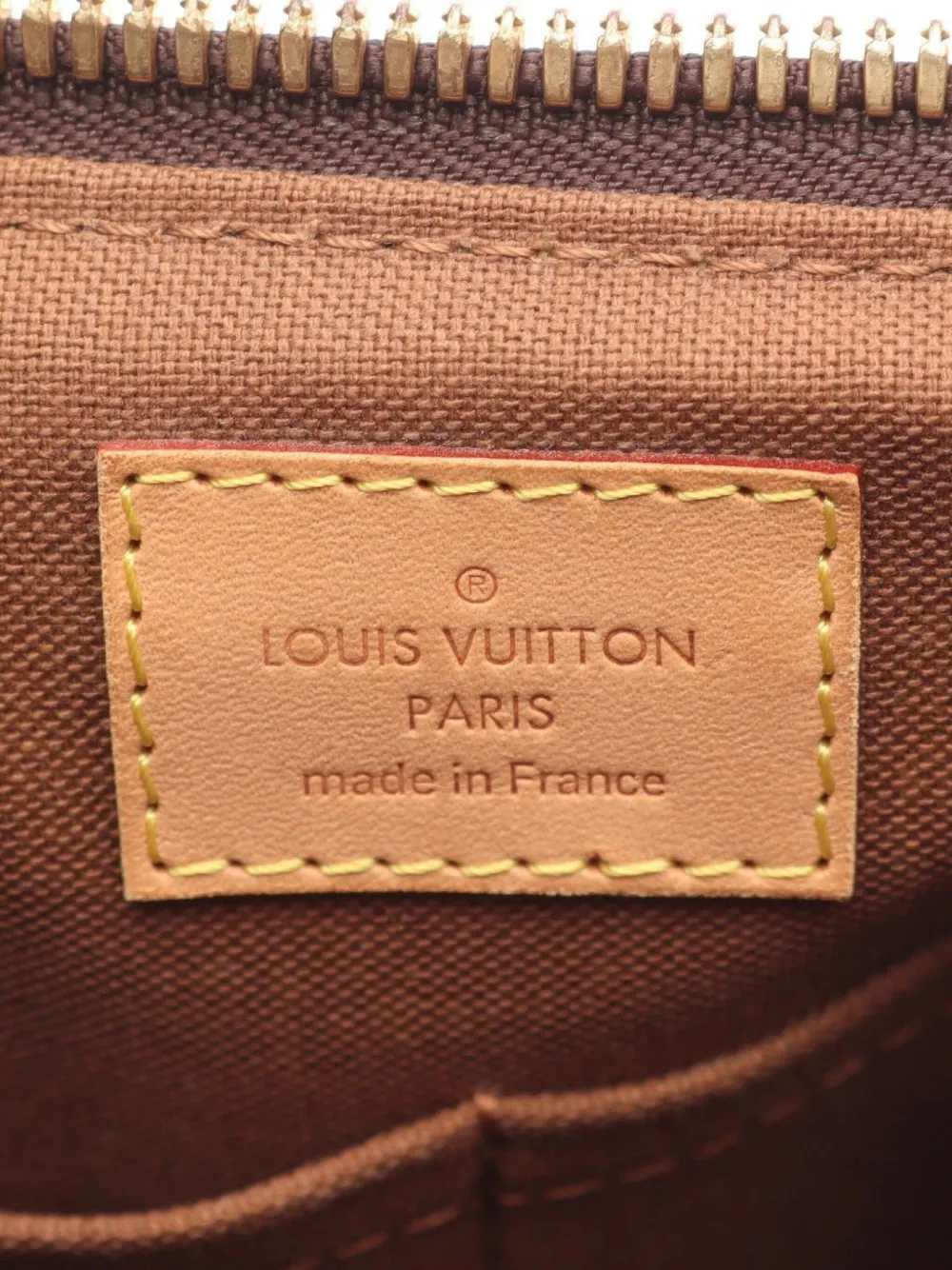 Pre-owned Louis Vuitton 2012 Palermo Pm Monogram Handbag In Brown