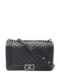 CHANEL Pre-Owned 2016~2017 Boy Chanel quilted shoulder bag - Black