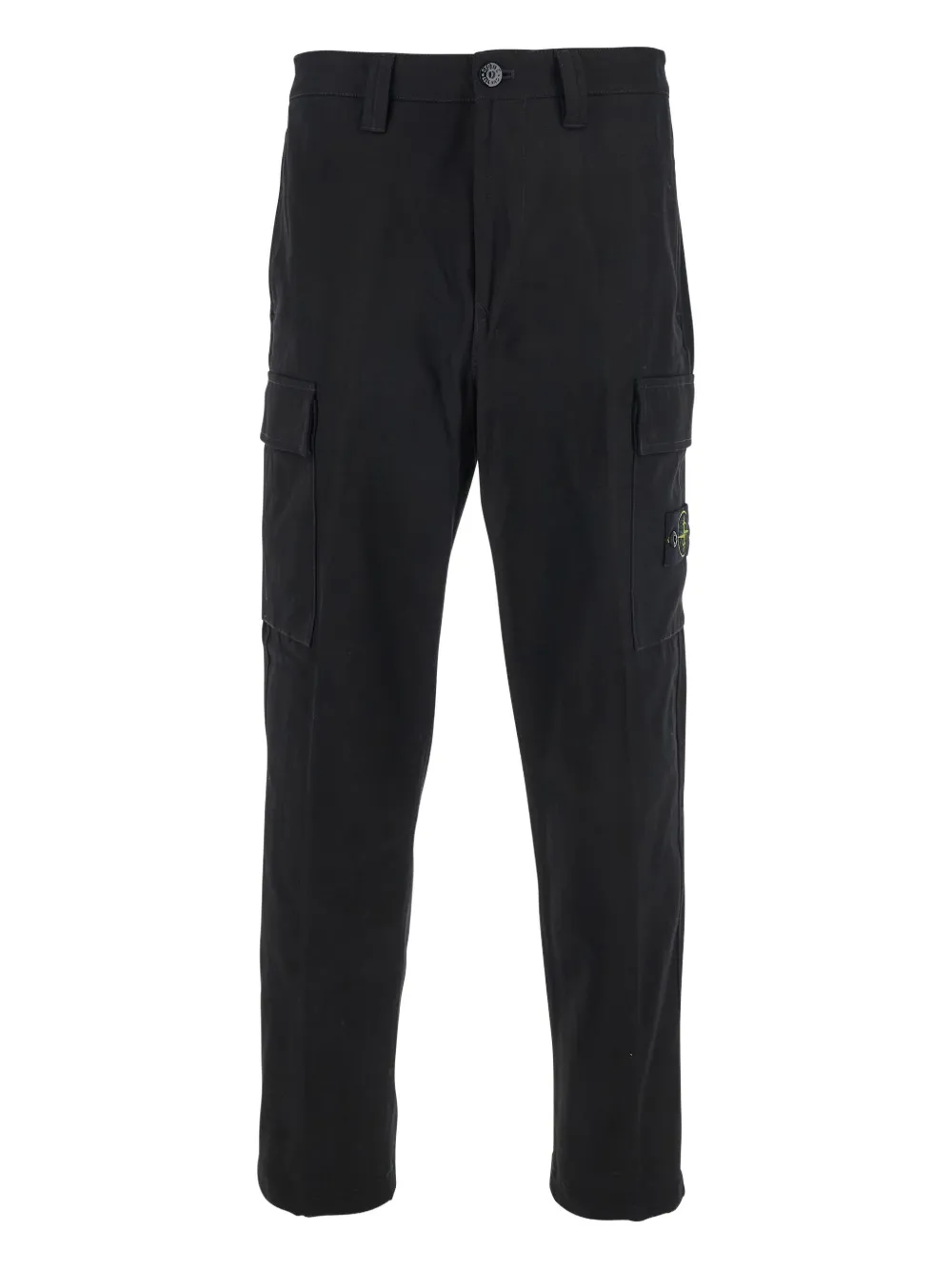 Stone Island Broek met cargo zak Zwart